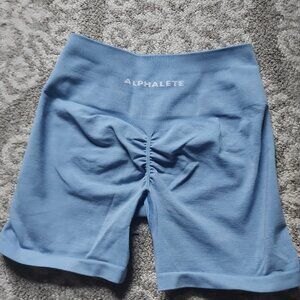 Alphalete amplify shirts washed denim size small